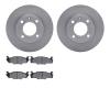 6502-74077 Brake Rotors w/5000 Advanced Brake Pads Kit, 1980-1984 Audi/Volkswagen, Position: Front - image 1