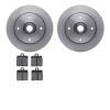 6502-74109 Brake Rotors w/5000 Advanced Brake Pads Kit, 1966-1970 Audi/Volkswagen, Position: Front - image 1