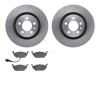 6502-74199 Brake Rotors w/5000 Advanced Brake Pads Kit, 1999-2010 Audi/Volkswagen, Position: Front - image 1