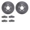 6502-74213 Brake Rotors w/5000 Advanced Brake Pads Kit, 1986-1991 Audi/Volkswagen, Position: Front - image 1