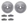 6502-74216 Brake Rotors w/5000 Advanced Brake Pads Kit, 1986-1991 Audi/Volkswagen, Position: Front - image 1