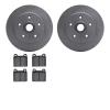 6502-74376 Brake Rotors w/5000 Advanced Brake Pads Kit, 1979-1985 Audi/Volkswagen, Position: Front - image 1