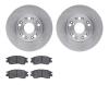 6502-75037 Brake Rotors w/5000 Advanced Brake Pads Kit, 1990-1990 Lexus/Toyota/Scion, Position: Front - image 1