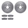 6502-75040 Brake Rotors w/5000 Advanced Brake Pads Kit, 1990-1992 Lexus/Toyota/Scion, Position: Rear - image 1