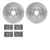 6502-75070 Brake Rotors w/5000 Advanced Brake Pads Kit, 1995-2000 Lexus/Toyota/Scion, Position: Front - image 1