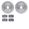 6502-75073 Brake Rotors w/5000 Advanced Brake Pads Kit, 2001-2006 Lexus/Toyota/Scion, Position: Front - image 1