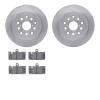 6502-75076 Brake Rotors w/5000 Advanced Brake Pads Kit, 2001-2006 Lexus/Toyota/Scion, Position: Rear - image 1