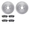 6502-75084 Brake Rotors w/5000 Advanced Brake Pads Kit, 2014-2015 Lexus/Toyota/Scion, Position: Rear - image 1