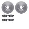 6502-75140 Brake Rotors w/5000 Advanced Brake Pads Kit, 2013-2020 Lexus/Toyota/Scion, Position: Rear - image 1