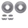 6502-76111 Brake Rotors w/5000 Advanced Brake Pads Kit, 1980-1982 Lexus/Toyota/Scion, Position: Front - image 1