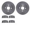 6502-76136 Brake Rotors w/5000 Advanced Brake Pads Kit, 1990-1991 Lexus/Toyota/Scion, Position: Front - image 1