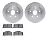 6502-76148 Brake Rotors w/5000 Advanced Brake Pads Kit, 1991-1995 Lexus/Toyota/Scion, Position: Front - image 1