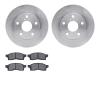 6502-76149 Brake Rotors w/5000 Advanced Brake Pads Kit, 1991-1991 Lexus/Toyota/Scion, Position: Front - image 1