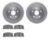 6502-76174 Brake Rotors w/5000 Advanced Brake Pads Kit, 1983-1986 Lexus/Toyota/Scion, Position: Front - image 1