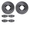 6502-76209 Brake Rotors w/5000 Advanced Brake Pads Kit, 1984-1987 Lexus/Toyota/Scion, Position: Front - image 1