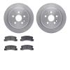 6502-76230 Brake Rotors w/5000 Advanced Brake Pads Kit, 1986-1993 Lexus/Toyota/Scion, Position: Rear - image 1
