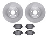 6502-76260 Brake Rotors w/5000 Advanced Brake Pads Kit, 1989-1992 Lexus/Toyota/Scion, Position: Rear - image 1