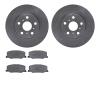 6502-76275 Brake Rotors w/5000 Advanced Brake Pads Kit, 1990-1991 Lexus/Toyota/Scion, Position: Front - image 1