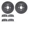 6502-76293 Brake Rotors w/5000 Advanced Brake Pads Kit, 1992-1995 Lexus/Toyota/Scion, Position: Front - image 1