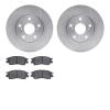 6502-76299 Brake Rotors w/5000 Advanced Brake Pads Kit, 1992-2003 Lexus/Toyota/Scion, Position: Front - image 1