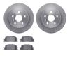 6502-76309 Brake Rotors w/5000 Advanced Brake Pads Kit, 2001-2003 Lexus/Toyota/Scion, Position: Rear - image 1