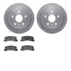 6502-76314 Brake Rotors w/5000 Advanced Brake Pads Kit, 1992-1999 Lexus/Toyota/Scion, Position: Rear - image 1