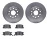 6502-76347 Brake Rotors w/5000 Advanced Brake Pads Kit, 1992-1995 Lexus/Toyota/Scion, Position: Rear - image 1