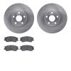 6502-76350 Brake Rotors w/5000 Advanced Brake Pads Kit, 1994-1999 Lexus/Toyota/Scion, Position: Front - image 1