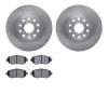 6502-76359 Brake Rotors w/5000 Advanced Brake Pads Kit, 1993-1998 Lexus/Toyota/Scion, Position: Front - image 1