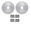 6502-76365 Brake Rotors w/5000 Advanced Brake Pads Kit, 1993-1998 Lexus/Toyota/Scion, Position: Rear - image 1
