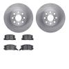 6502-76416 Brake Rotors w/5000 Advanced Brake Pads Kit, 2000-2005 Lexus/Toyota/Scion, Position: Rear - image 1