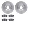6502-76427 Brake Rotors w/5000 Advanced Brake Pads Kit, 2002-2003 Lexus/Toyota/Scion, Position: Front - image 1