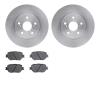 6502-76429 Brake Rotors w/5000 Advanced Brake Pads Kit, 2014-2015 Lexus/Toyota/Scion, Position: Front - image 1