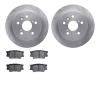 6502-76506 Brake Rotors w/5000 Advanced Brake Pads Kit, 2012-2018 Lexus/Toyota/Scion, Position: Rear - image 1
