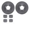 6502-76509 Brake Rotors w/5000 Advanced Brake Pads Kit, 1975-1983 Lexus/Toyota/Scion, Position: Front - image 1