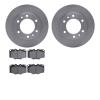 6502-76515 Brake Rotors w/5000 Advanced Brake Pads Kit, 1981-1985 Lexus/Toyota/Scion, Position: Front - image 1