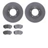 6502-76551 Brake Rotors w/5000 Advanced Brake Pads Kit, 1989-1995 Lexus/Toyota/Scion, Position: Front - image 1