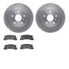 6502-76578 Brake Rotors w/5000 Advanced Brake Pads Kit, 1999-2003 Lexus/Toyota/Scion, Position: Rear - image 1