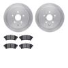 6502-76668 Brake Rotors w/5000 Advanced Brake Pads Kit, 2010-2020 Lexus/Toyota/Scion, Position: Rear - image 1