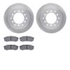6502-76674 Brake Rotors w/5000 Advanced Brake Pads Kit, Fits Select Lexus/Toyota/Scion, Position: Rear - image 1