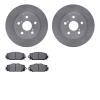 6502-76677 Brake Rotors w/5000 Advanced Brake Pads Kit, Fits Select Lexus/Toyota/Scion, Position: Front - image 1