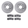 6502-80127 Brake Rotors w/5000 Advanced Brake Pads Kit, 1988-1989 Ford/Lincoln/Mercury/Mazda, Position: Rear - image 1
