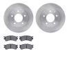 6502-80149 Brake Rotors w/5000 Advanced Brake Pads Kit, 1998-2003 Ford/Lincoln/Mercury/Mazda, Position: Front - image 1