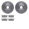 6502-80181 Brake Rotors w/5000 Advanced Brake Pads Kit, 2001-2005 Ford/Lincoln/Mercury/Mazda, Position: Rear - image 1