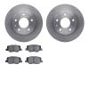 6502-80235 Brake Rotors w/5000 Advanced Brake Pads Kit, 2014-2016 Ford/Lincoln/Mercury/Mazda, Position: Rear - image 1