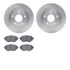 6502-80257 Brake Rotors w/5000 Advanced Brake Pads Kit, 2014-2018 Ford/Lincoln/Mercury/Mazda, Position: Front - image 1