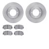 6502-80262 Brake Rotors w/5000 Advanced Brake Pads Kit, 1974-1984 Ford/Lincoln/Mercury/Mazda, Position: Front - image 1