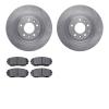 6502-80319 Brake Rotors w/5000 Advanced Brake Pads Kit, 2007-2015 Ford/Lincoln/Mercury/Mazda, Position: Front - image 1