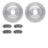 6502-80325 Brake Rotors w/5000 Advanced Brake Pads Kit, 2013-2015 Ford/Lincoln/Mercury/Mazda, Position: Rear - image 1