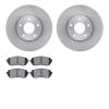 6502-80332 Brake Rotors w/5000 Advanced Brake Pads Kit, 2014-2015 Ford/Lincoln/Mercury/Mazda, Position: Front - image 1
